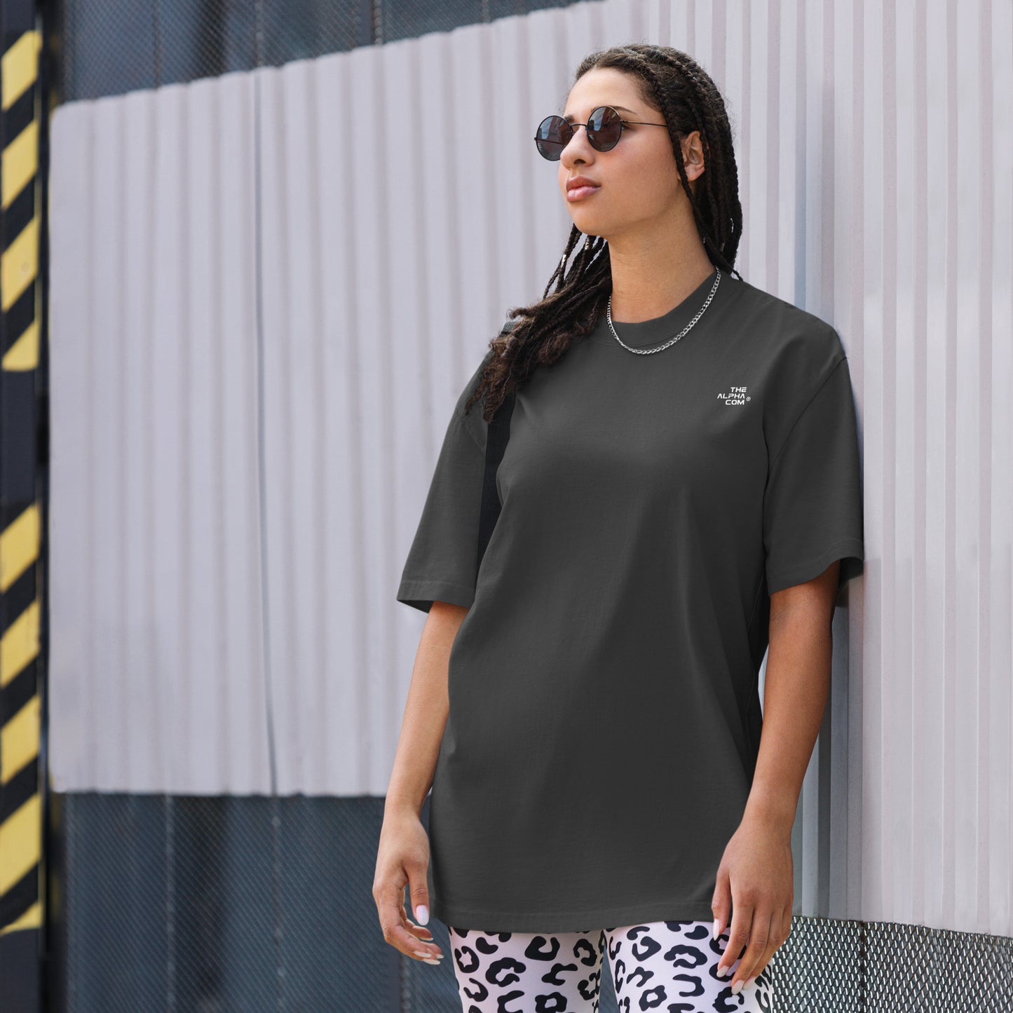 THE ALPHA COM ® ADN Oversized faded t-shirt - THE ALPHA