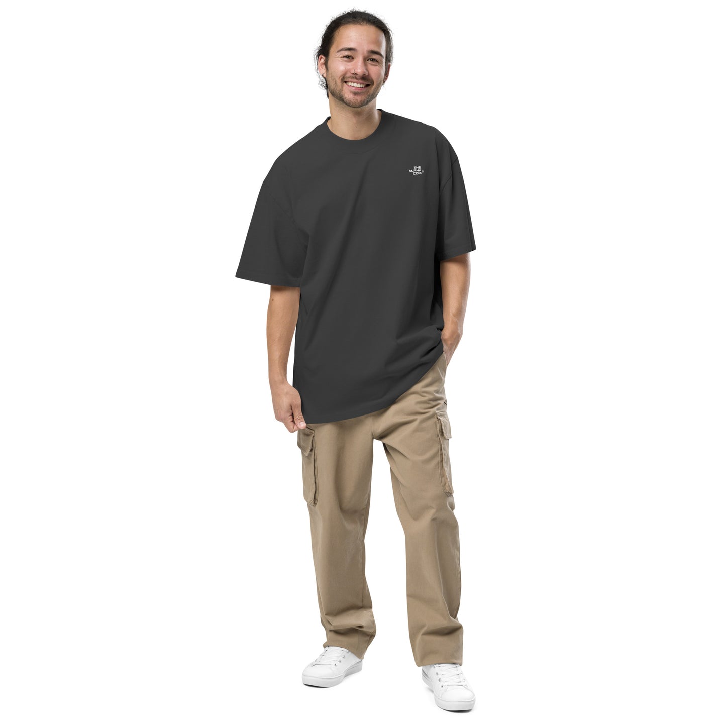 THE ALPHA COM ® ADN Oversized faded t-shirt - THE ALPHA