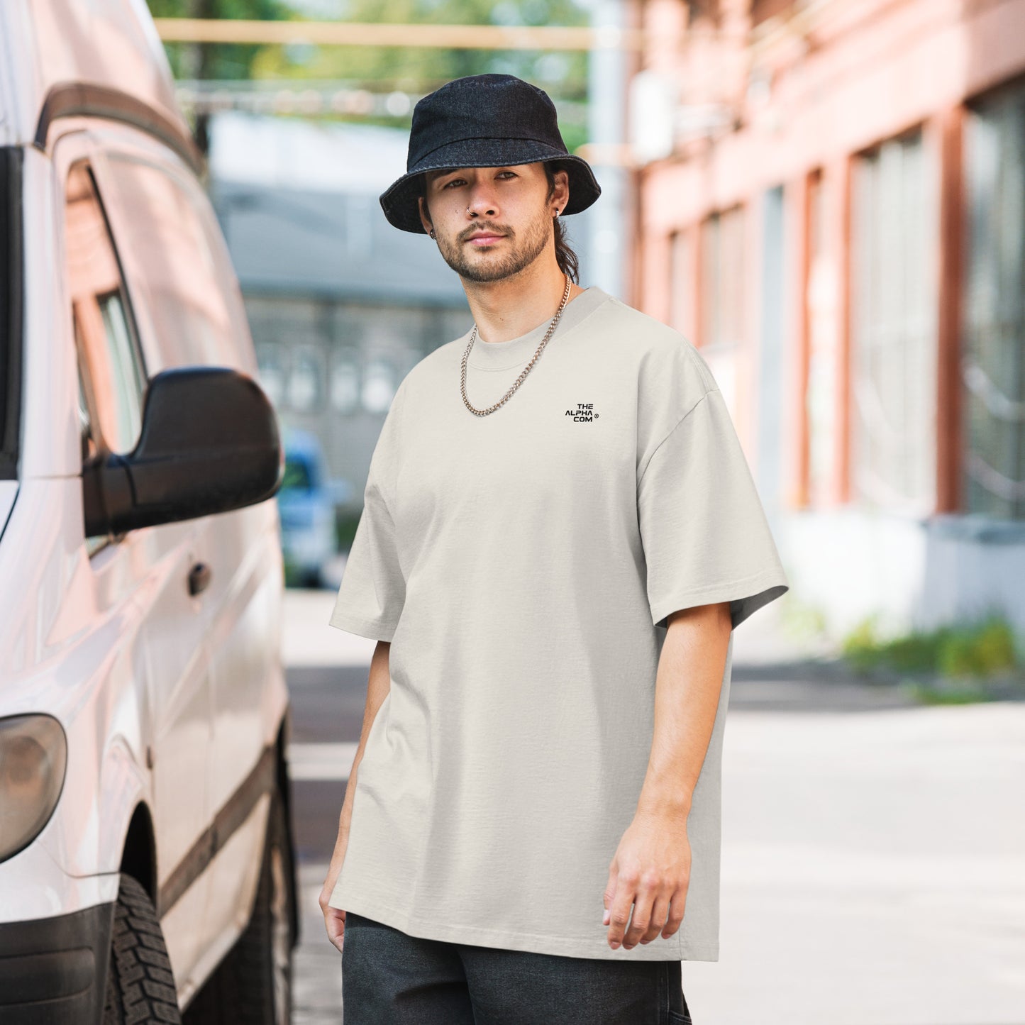 THE ALPHA COM ® TYM Oversized faded t-shirt - THE ALPHA