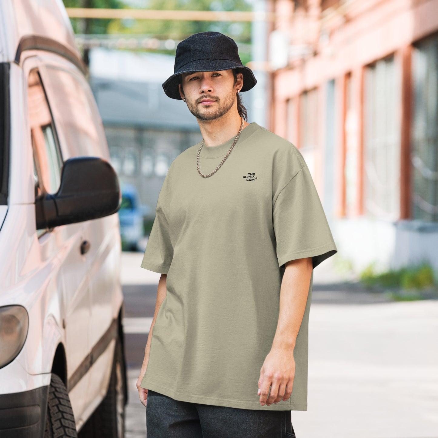 THE ALPHA COM ® JWJ Oversized faded t-shirt - THE ALPHA