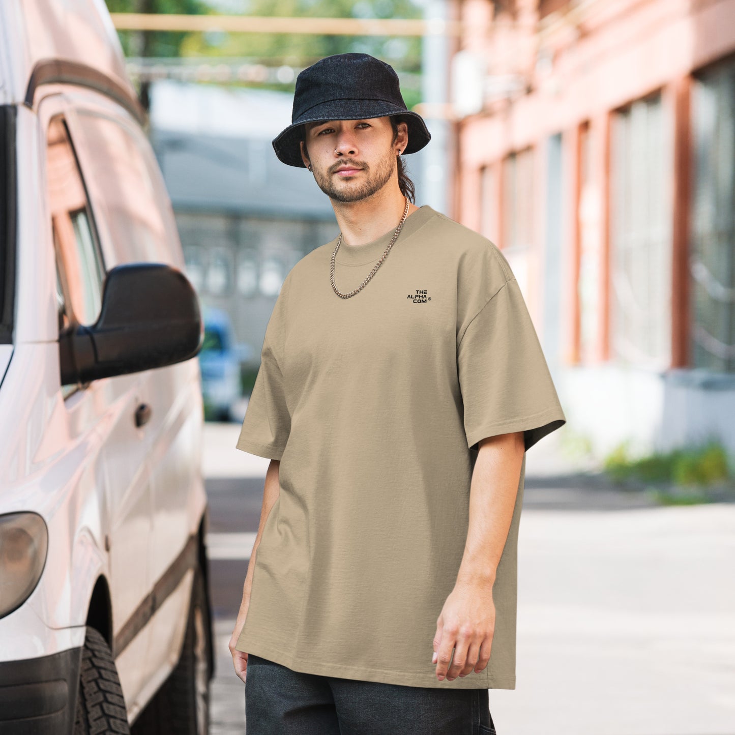 THE ALPHA COM ® BZT Oversized faded t-shirt - THE ALPHA