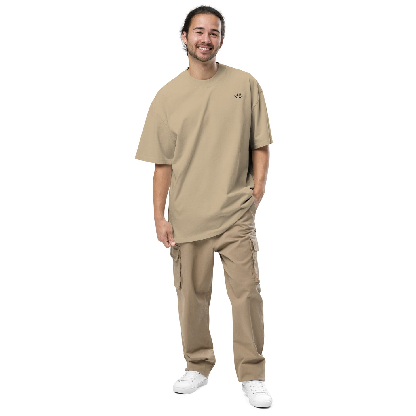 THE ALPHA COM ® BZT Oversized faded t-shirt - THE ALPHA