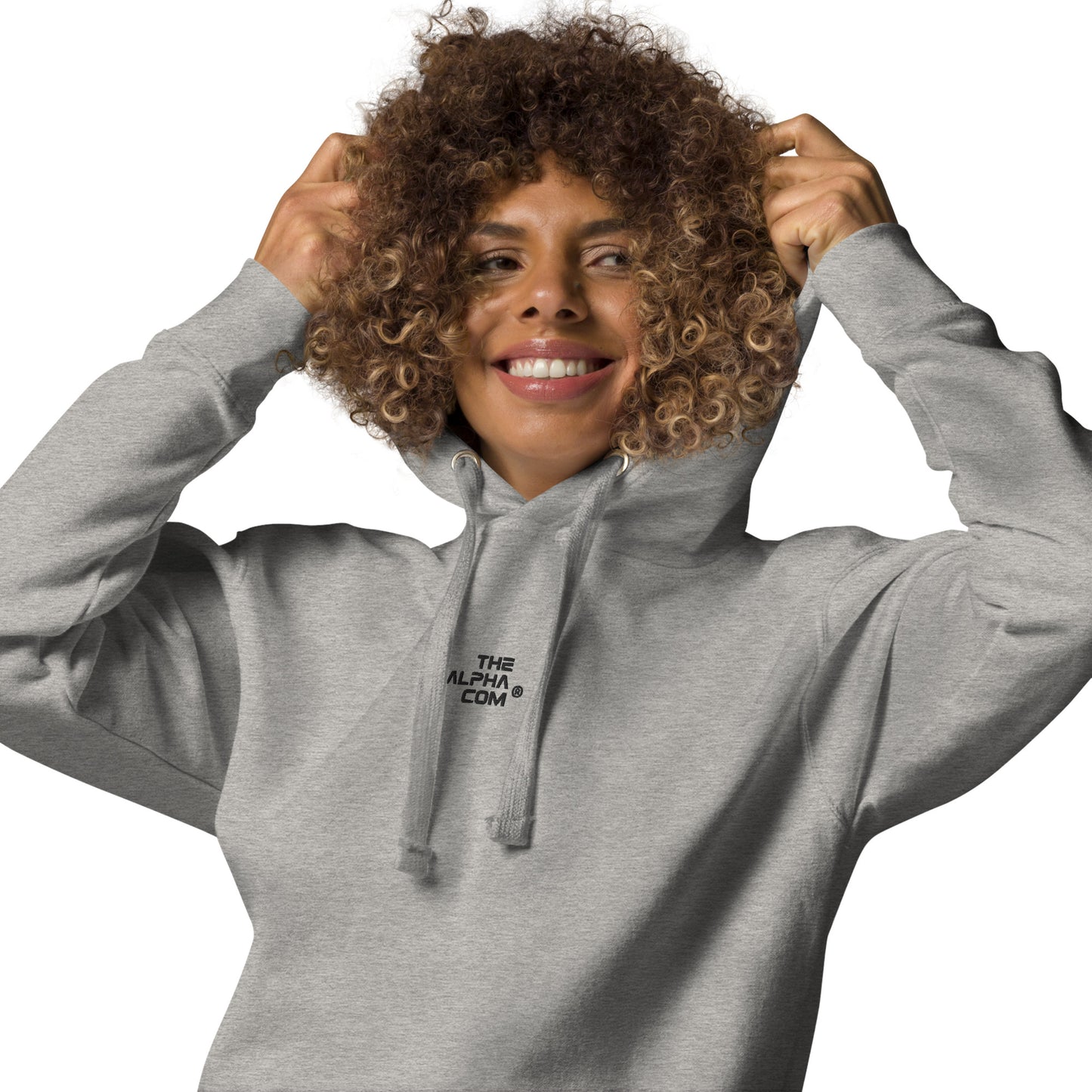 THE ALPHA COM ® GRQ embroidered  Unisex Hoodie - THE ALPHA