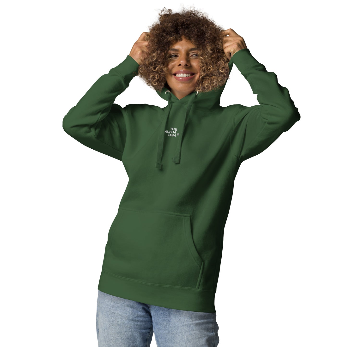 THE ALPHA COM ® GRW embroidered Unisex Hoodie - THE ALPHA