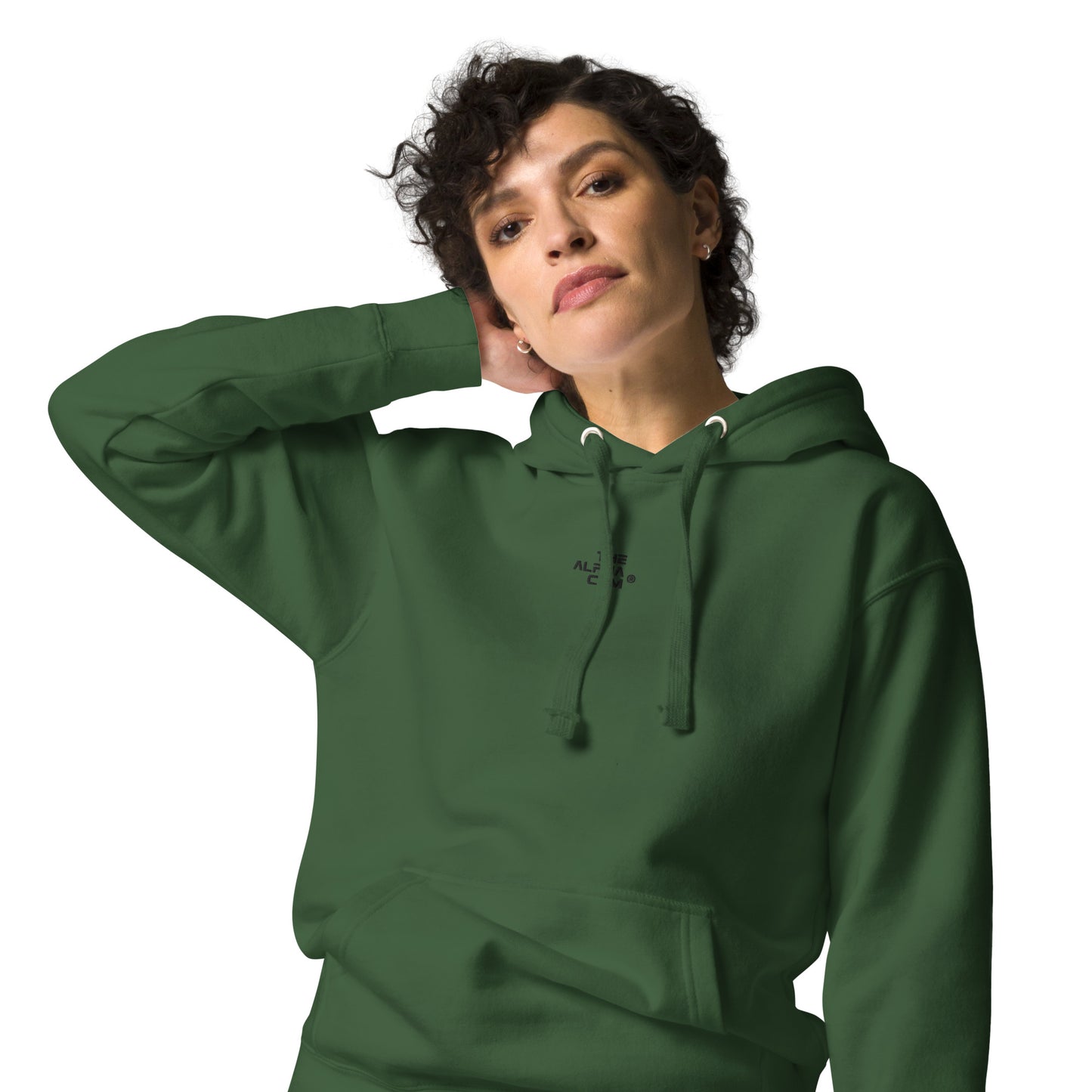 THE ALPHA COM ® GRQ embroidered  Unisex Hoodie - THE ALPHA