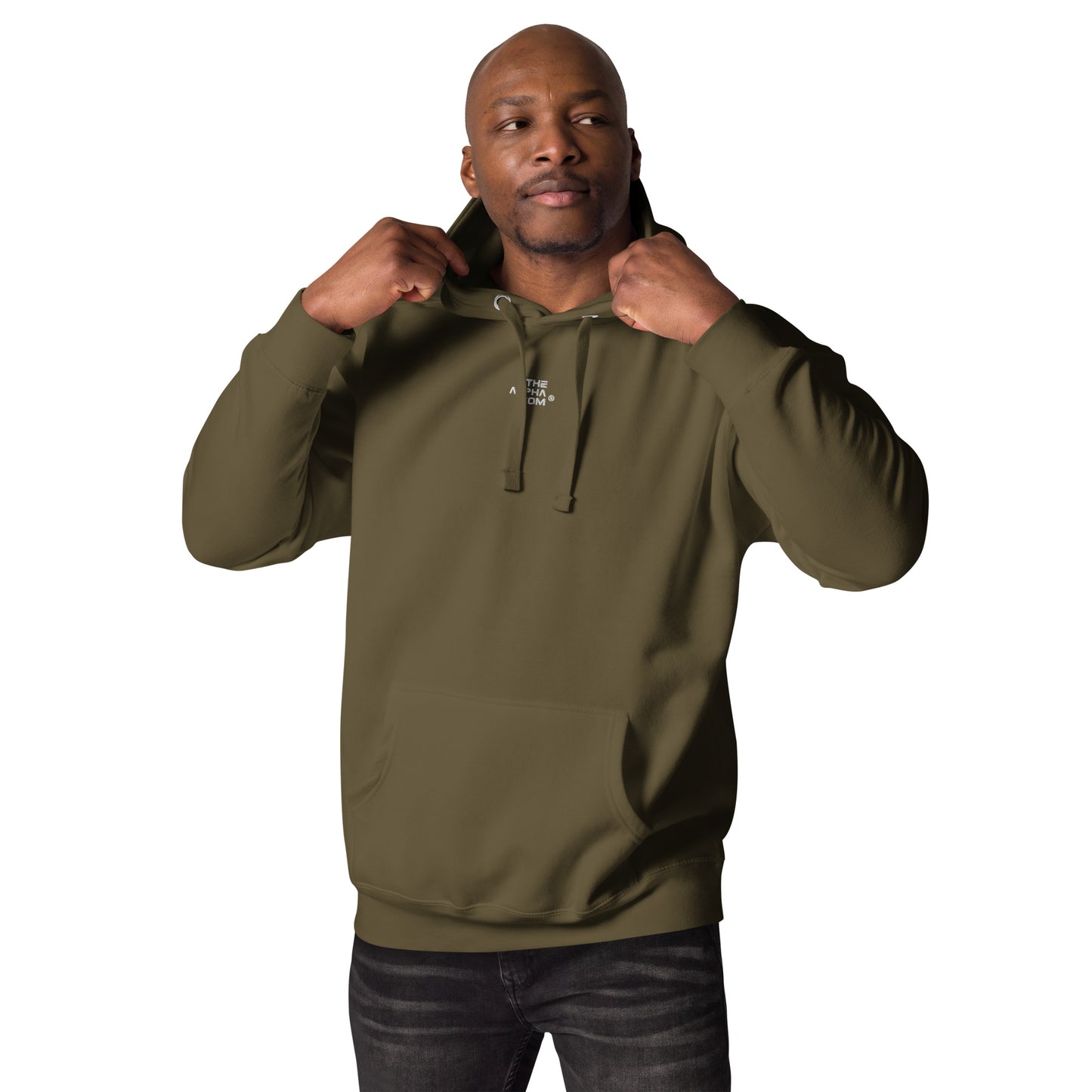 THE ALPHA COM ® GRW embroidered Unisex Hoodie - THE ALPHA