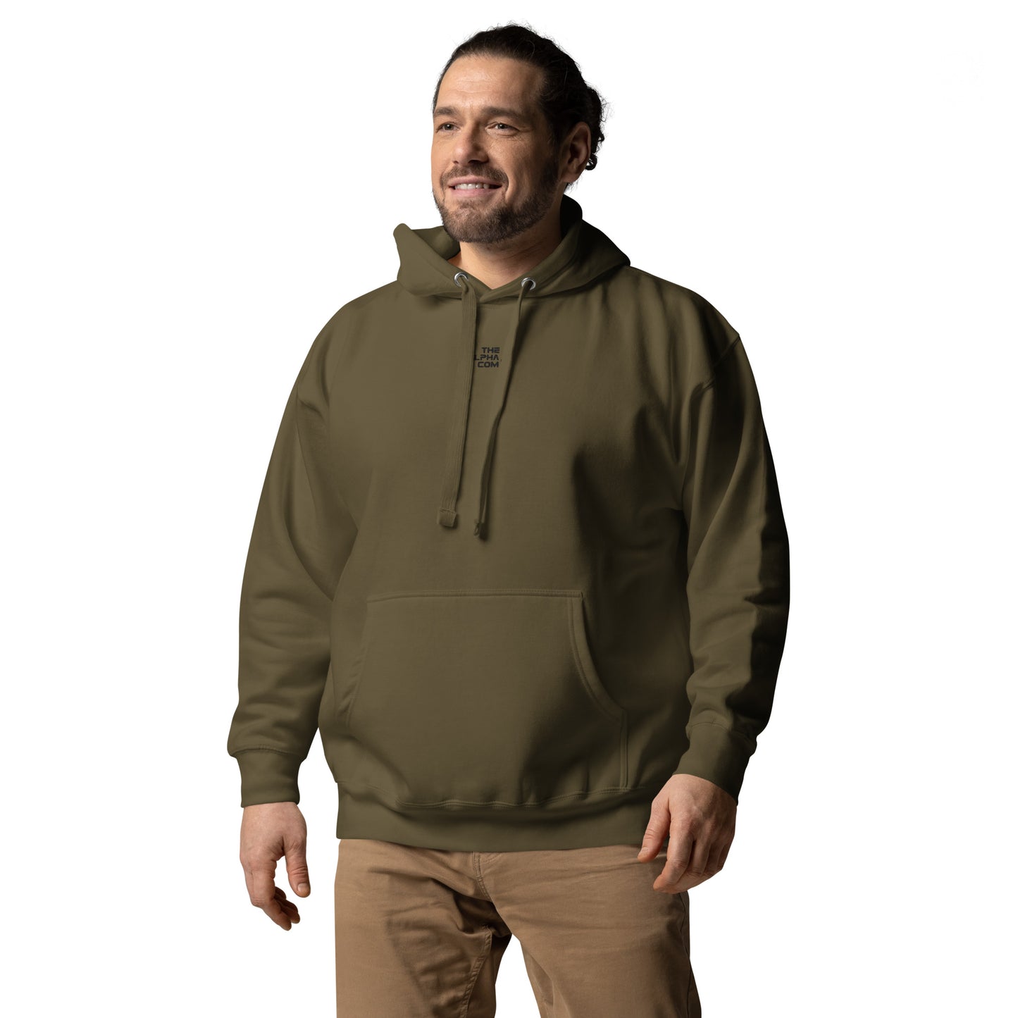 THE ALPHA COM ® GRQ embroidered  Unisex Hoodie - THE ALPHA