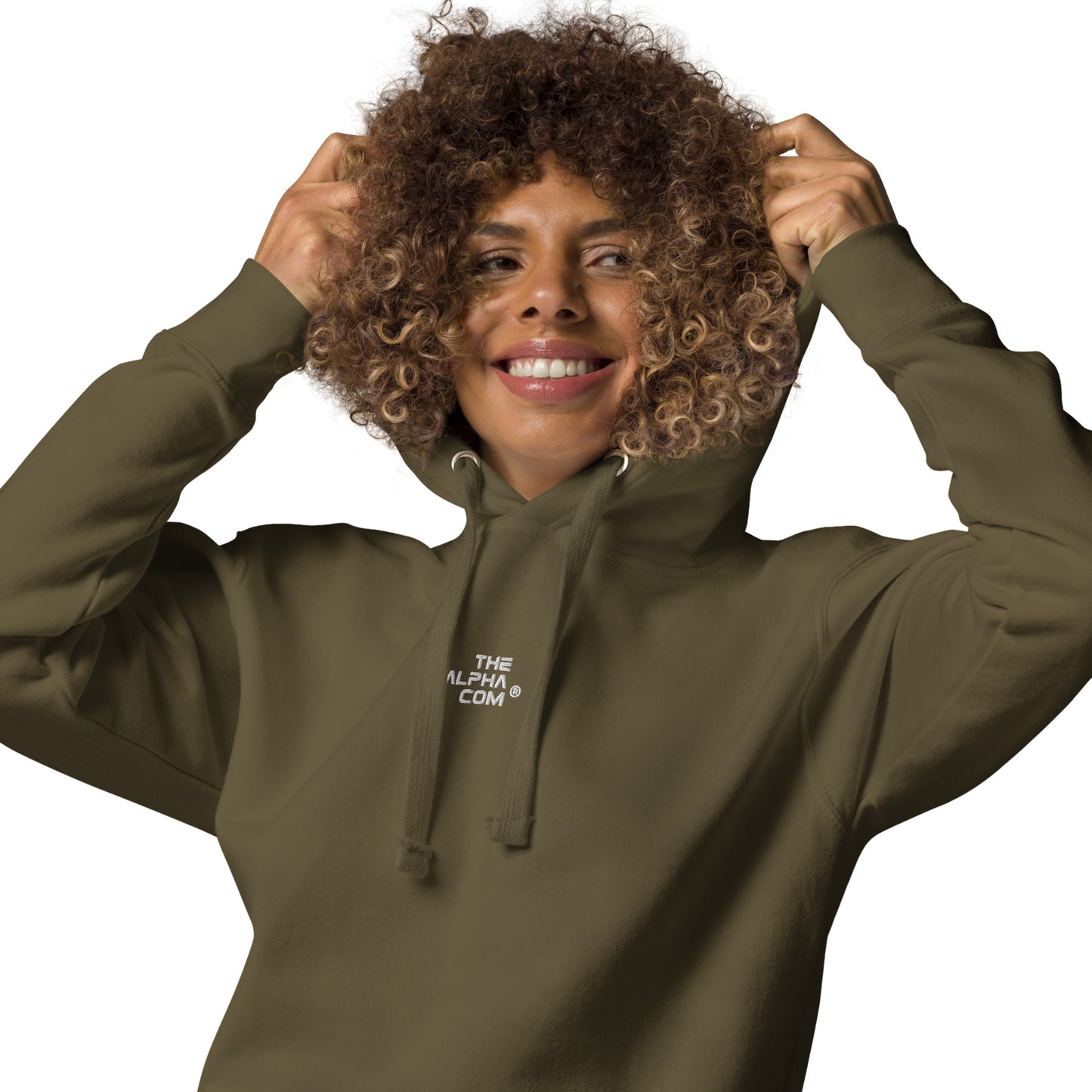 THE ALPHA COM ® GRW embroidered Unisex Hoodie - THE ALPHA