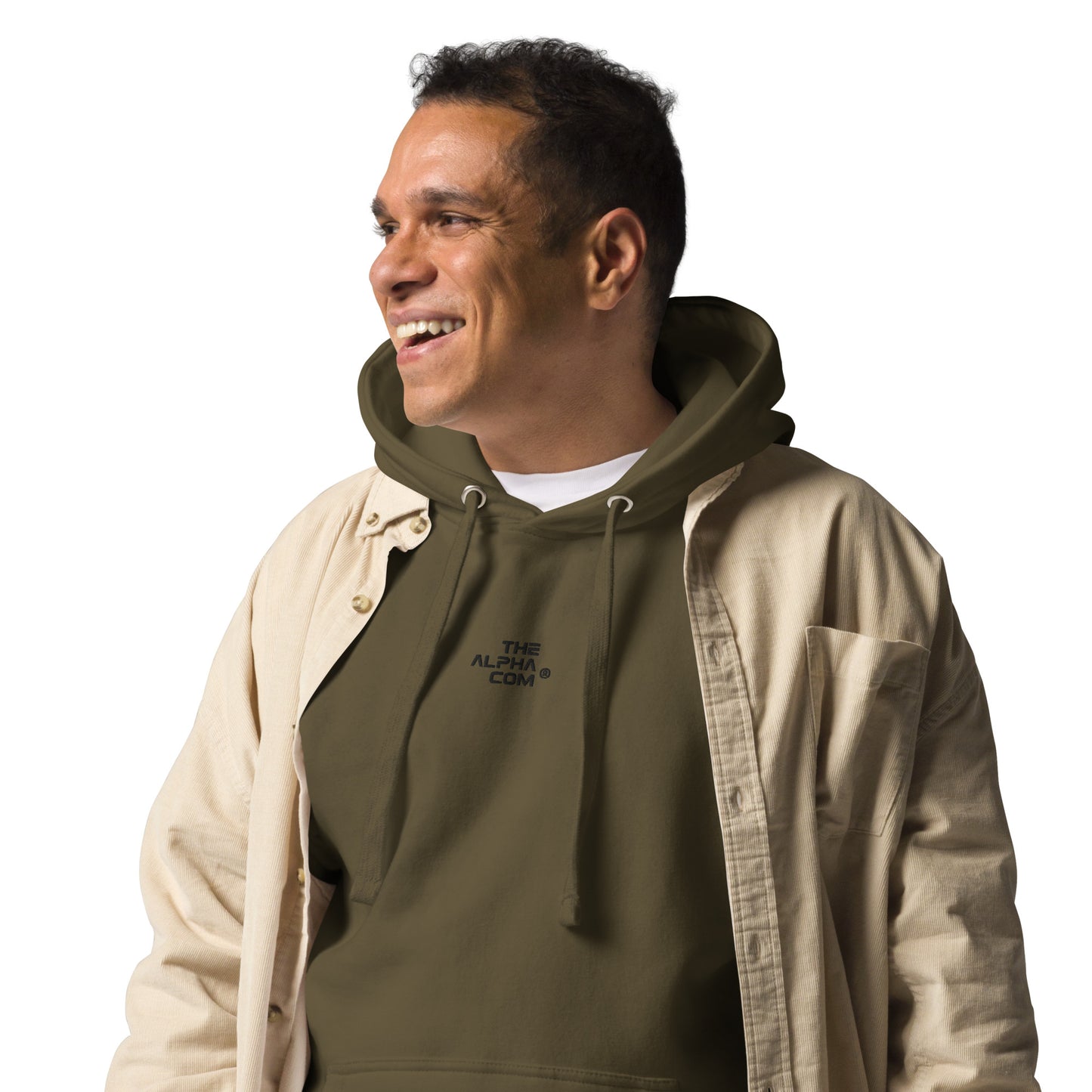 THE ALPHA COM ® GRQ embroidered  Unisex Hoodie - THE ALPHA