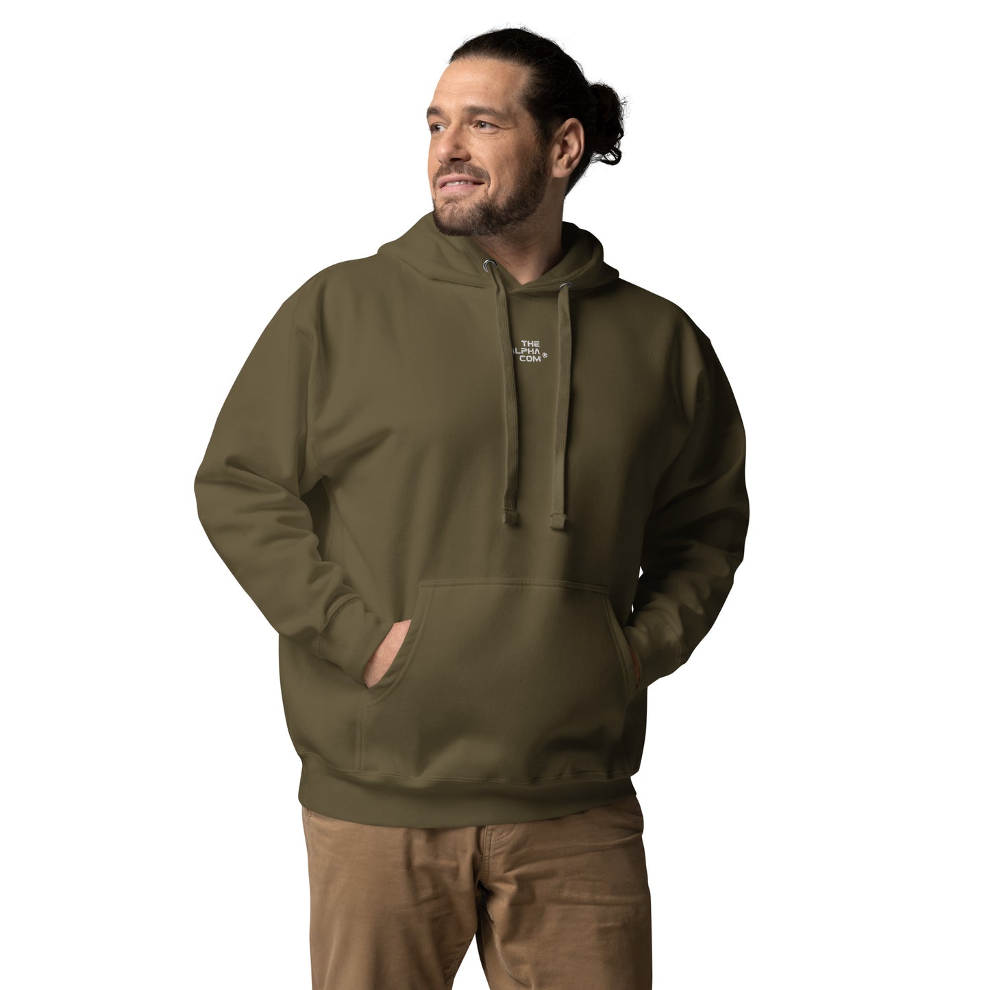 THE ALPHA COM ® GRW embroidered Unisex Hoodie - THE ALPHA