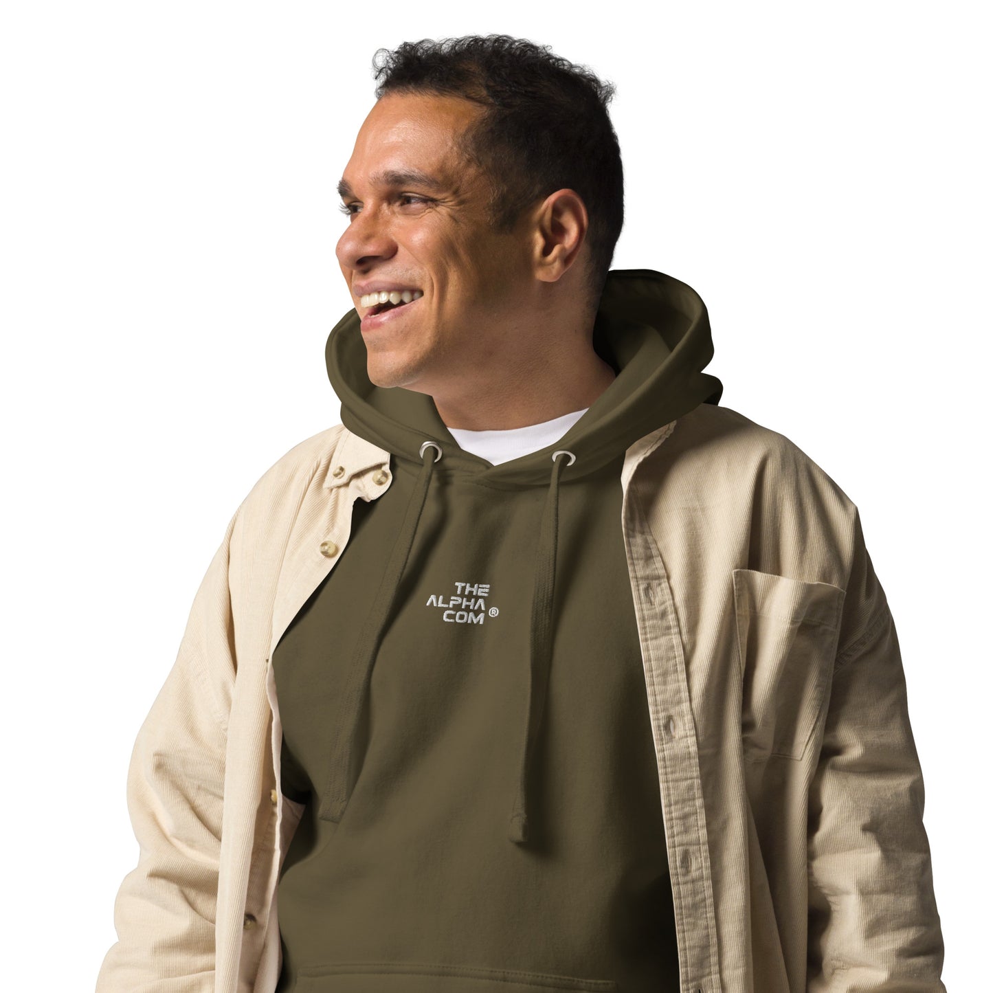 THE ALPHA COM ® GRW embroidered Unisex Hoodie - THE ALPHA